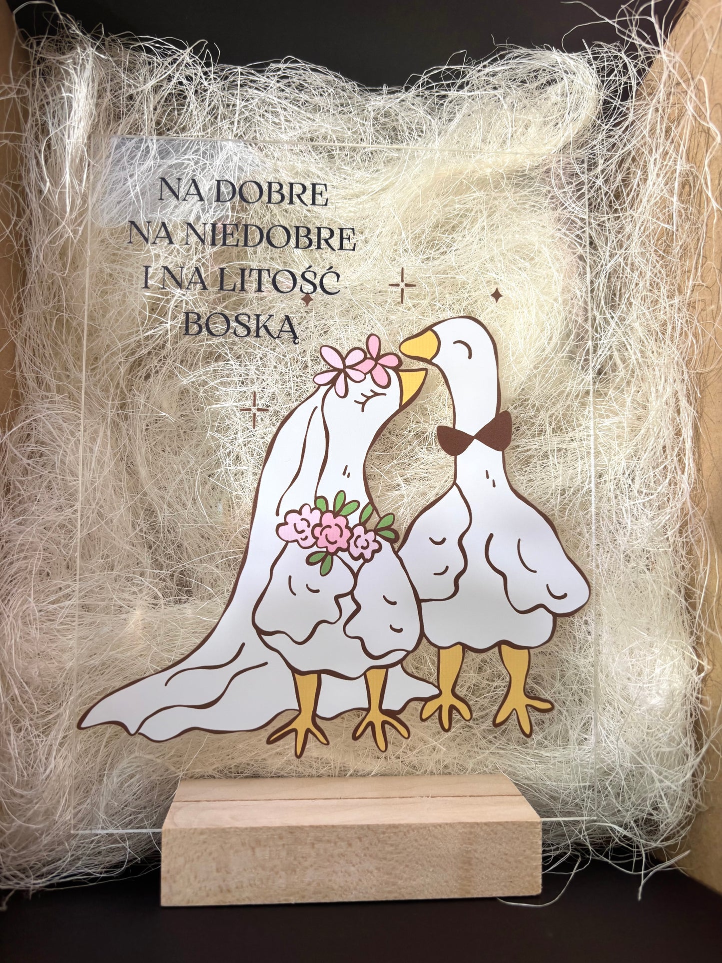 Zabawna pamiątka ślubna