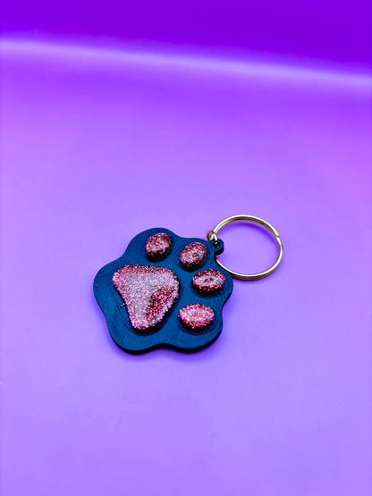 Identyfikator NFC dla psa - brelok w kształcie łapki