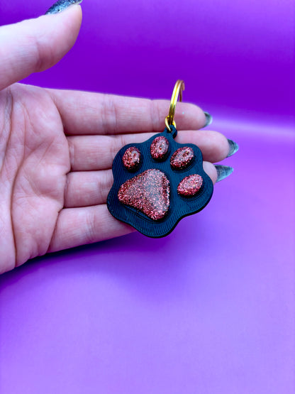 Identyfikator NFC dla psa - brelok w kształcie łapki