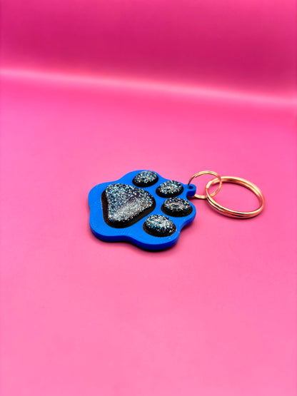 Identyfikator NFC dla psa - brelok w kształcie łapki