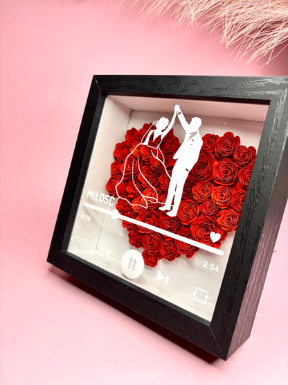 Obrazek 3D na Ślub, Ślubna scena z tańczącą parą