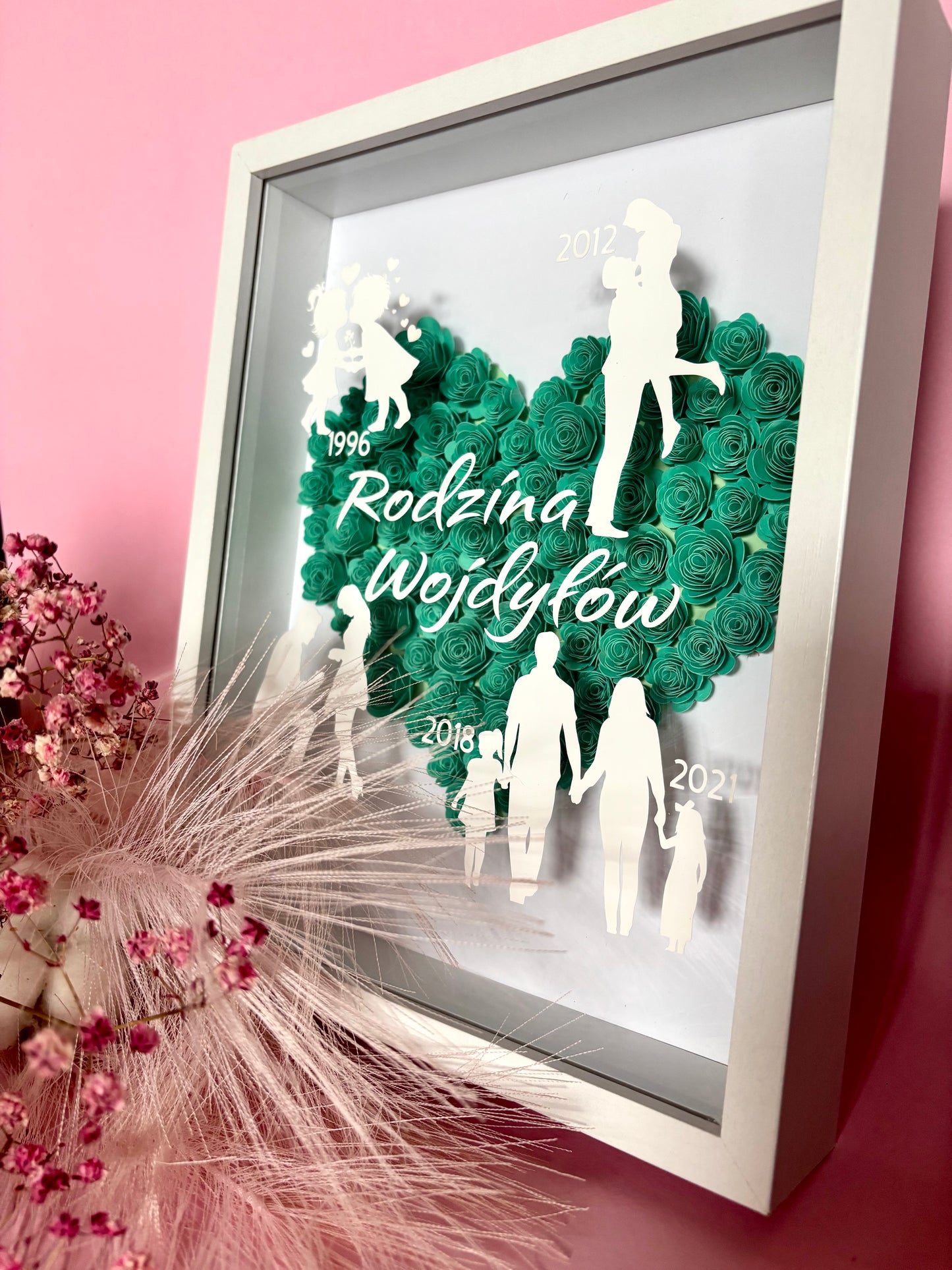 Ramka 3D - Historia Rodziny z opcją tagu NFC