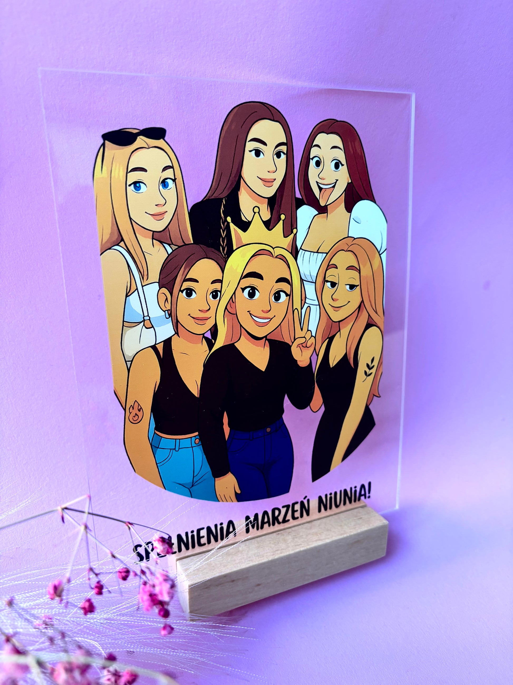 Prezent dla przyjaciółki ze zdjęcia