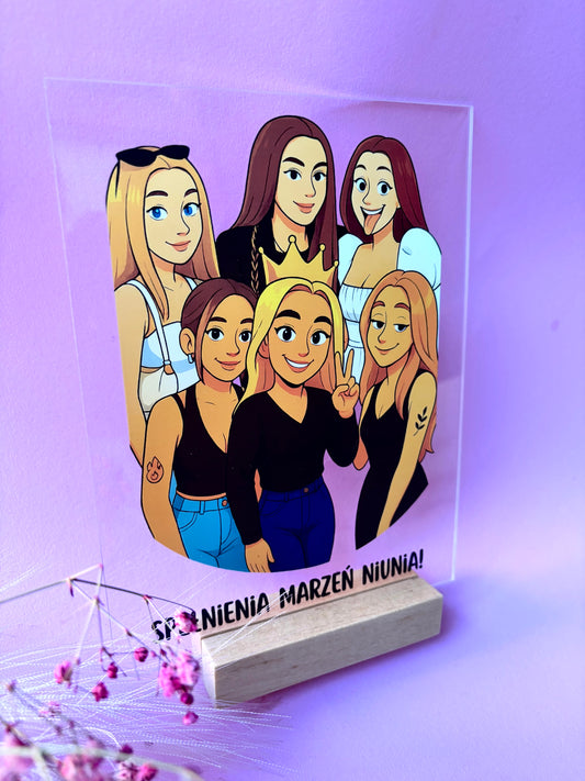 Prezent dla przyjaciółki ze zdjęcia