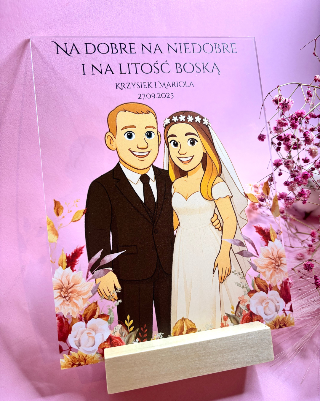 Pamiątka ślubna prezent